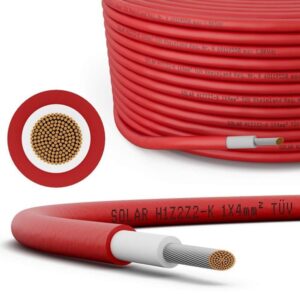 Cavo Fotovoltaico 1x6 Rosso